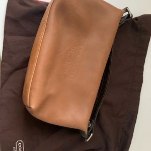 Coach leather clutch